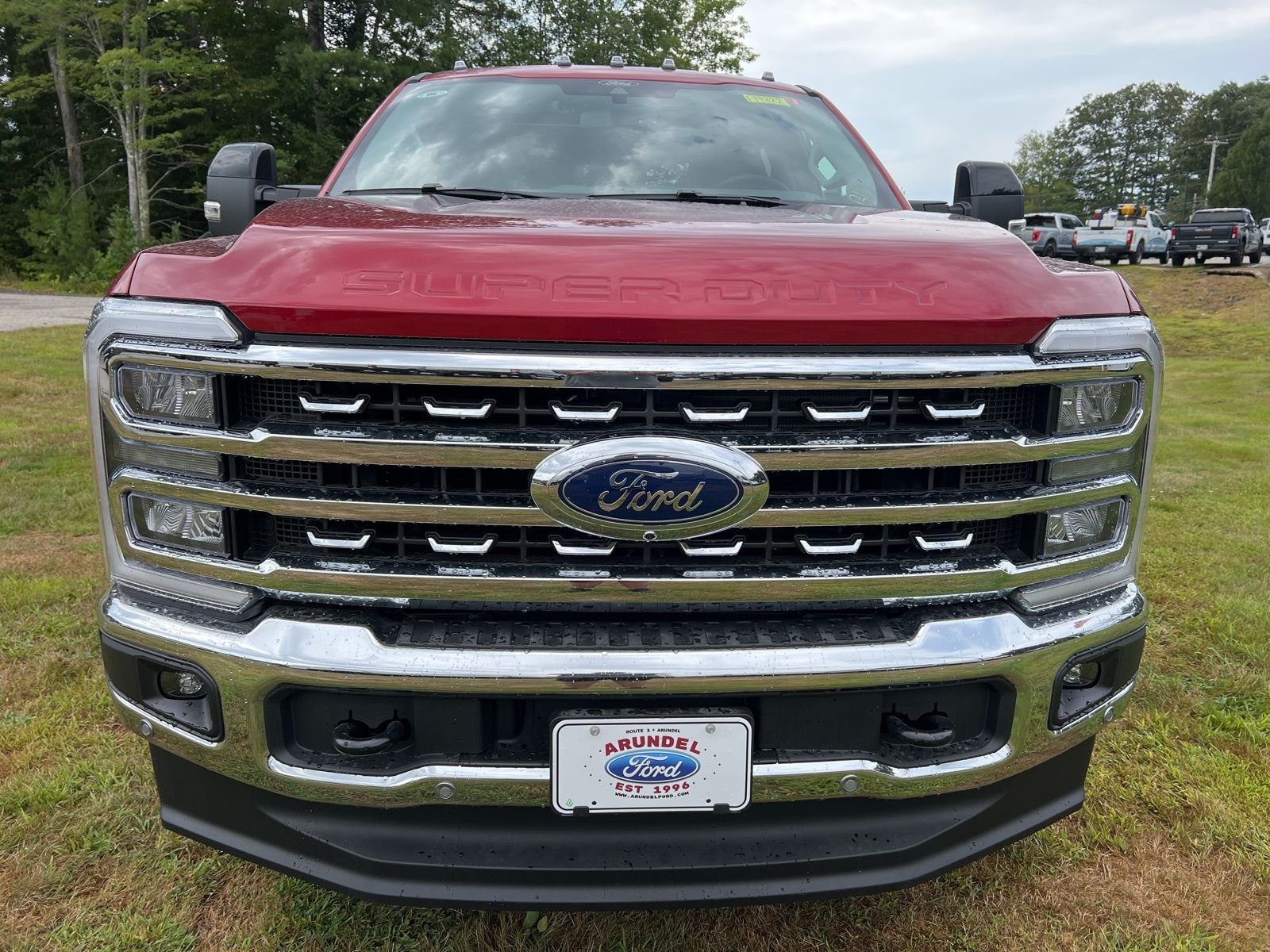 New 2026 Ruby Red Metallic Tinted Clearcoat Ford F-350® Lariat® image 2
