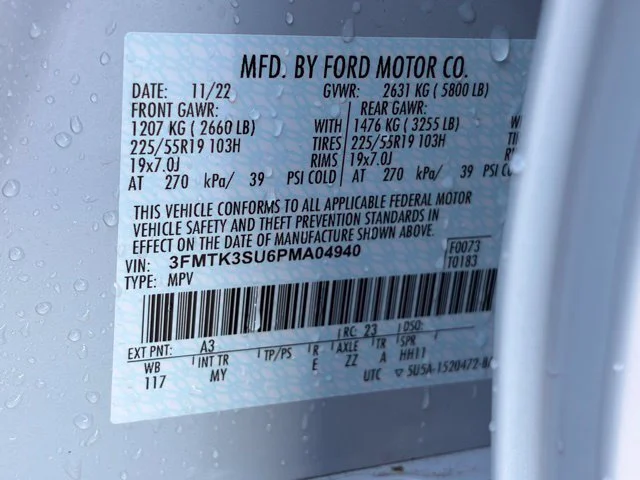 Certified Used 2023 White Ford Premium image 22
