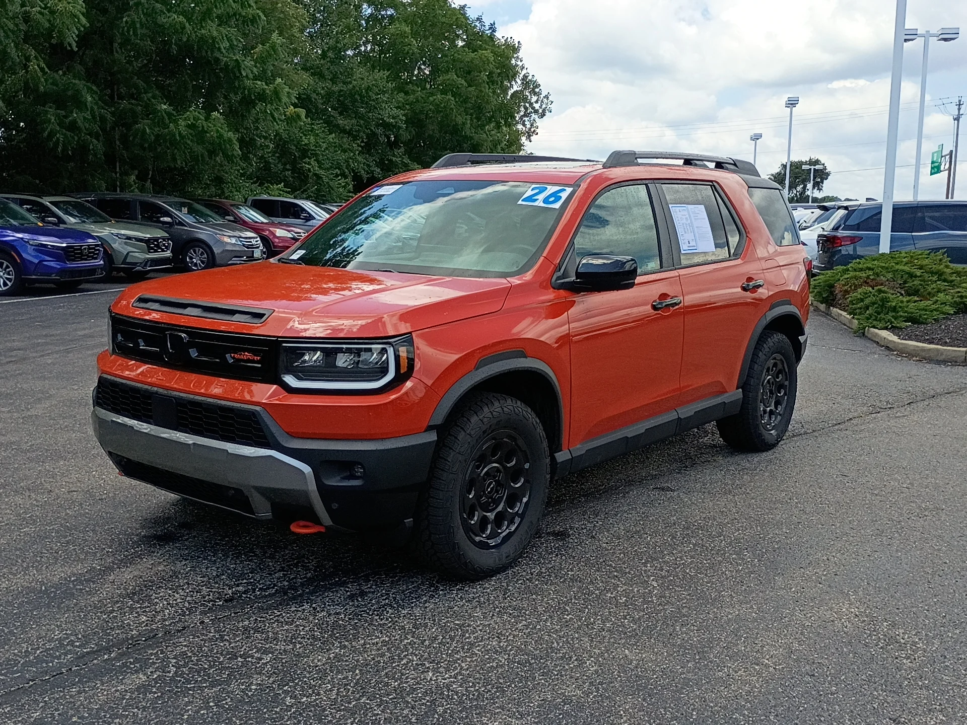 Certified Used 2026 Sunset Orange II Honda TrailSport Blackout image 7