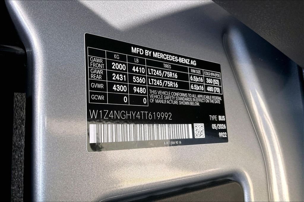 New 2026 High-tech silver metallic Mercedes-Benz Passenger 170 WB image 11