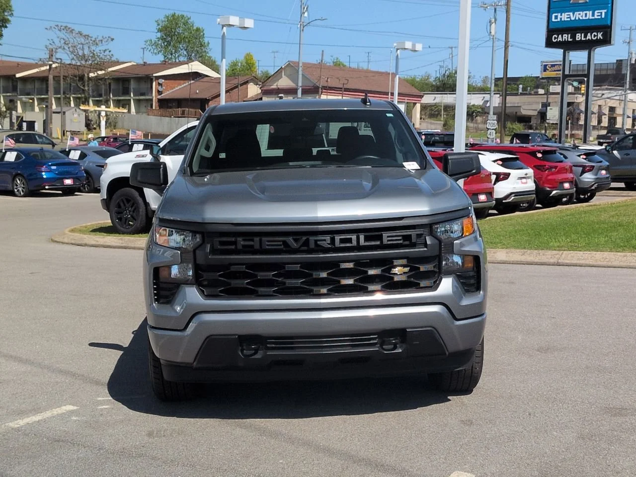 Used 2026 Sterling Gray Metallic Chevrolet Custom image 3