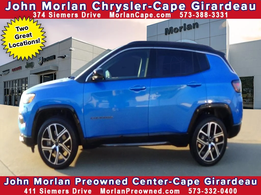 Used 2025 Hydro Blue Pearl Coat (pbj) Jeep Limited image 1