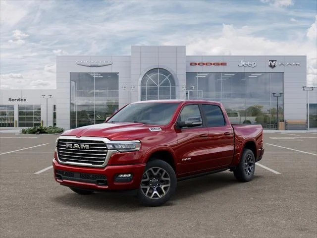 New 2026 Molten Red Pearl-Coat Exterior Paint RAM Laramie image 53