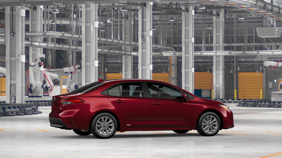 New 2026 Ruby Flare Pearl Toyota Hybrid LE image 11