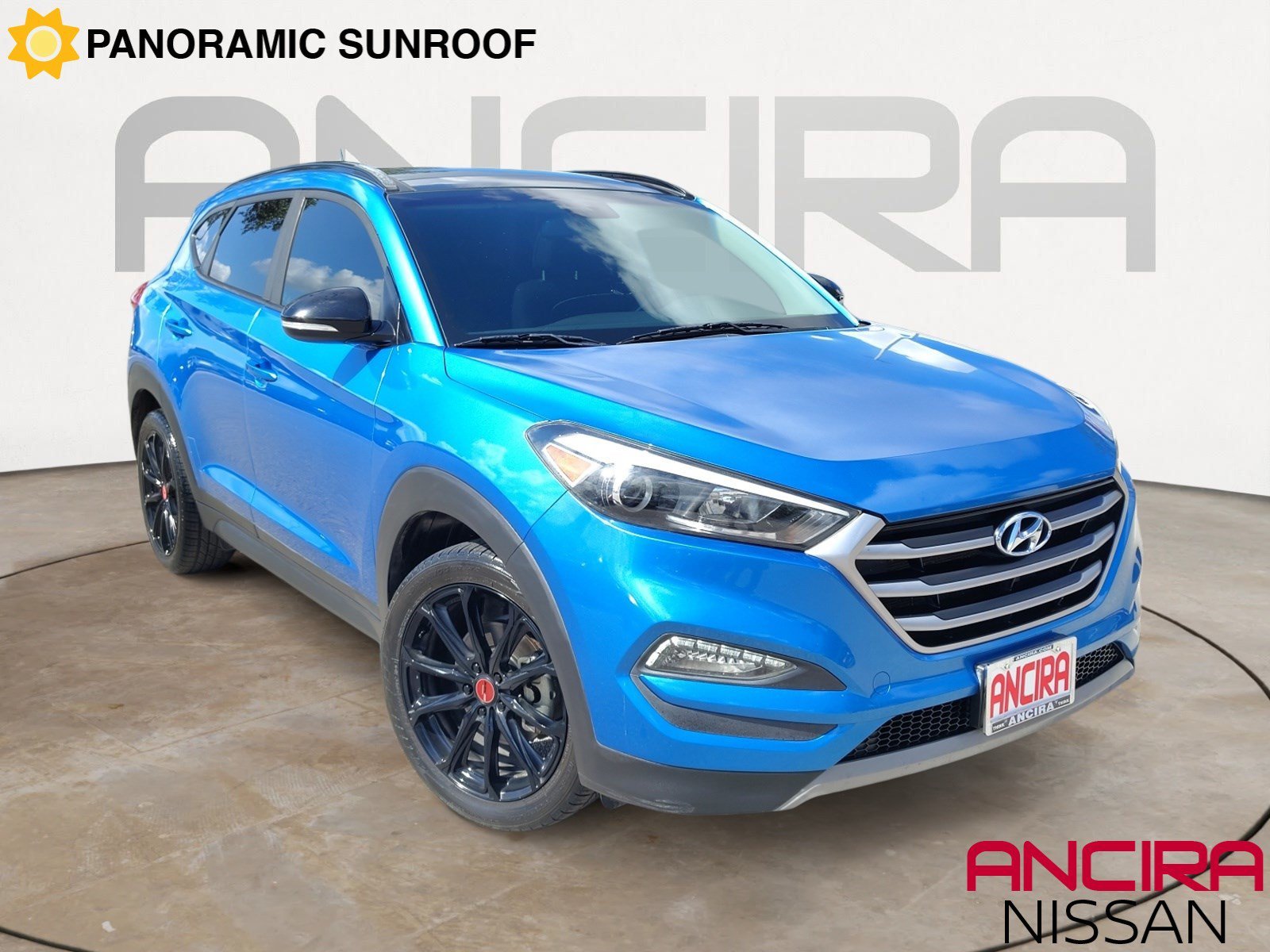 Used 2017 Caribbean Blue Hyundai Night image 1