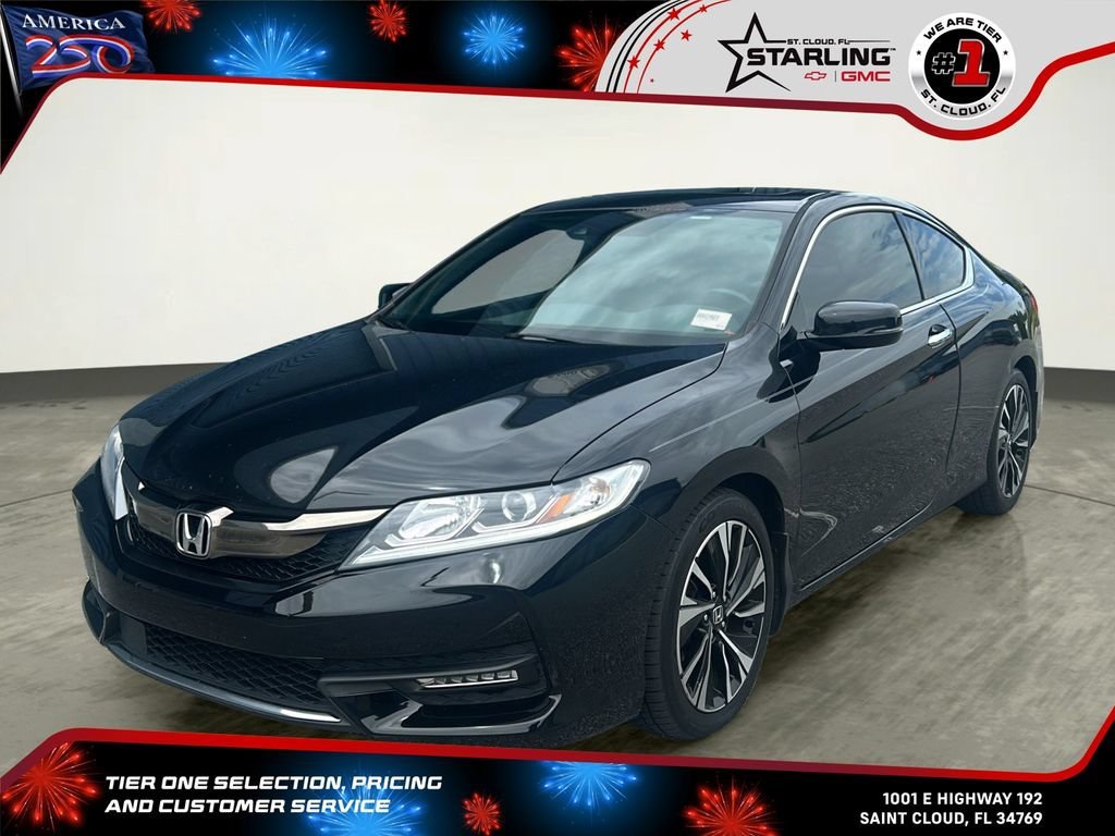 Used 2017 Black Honda EX-L V6 image 1