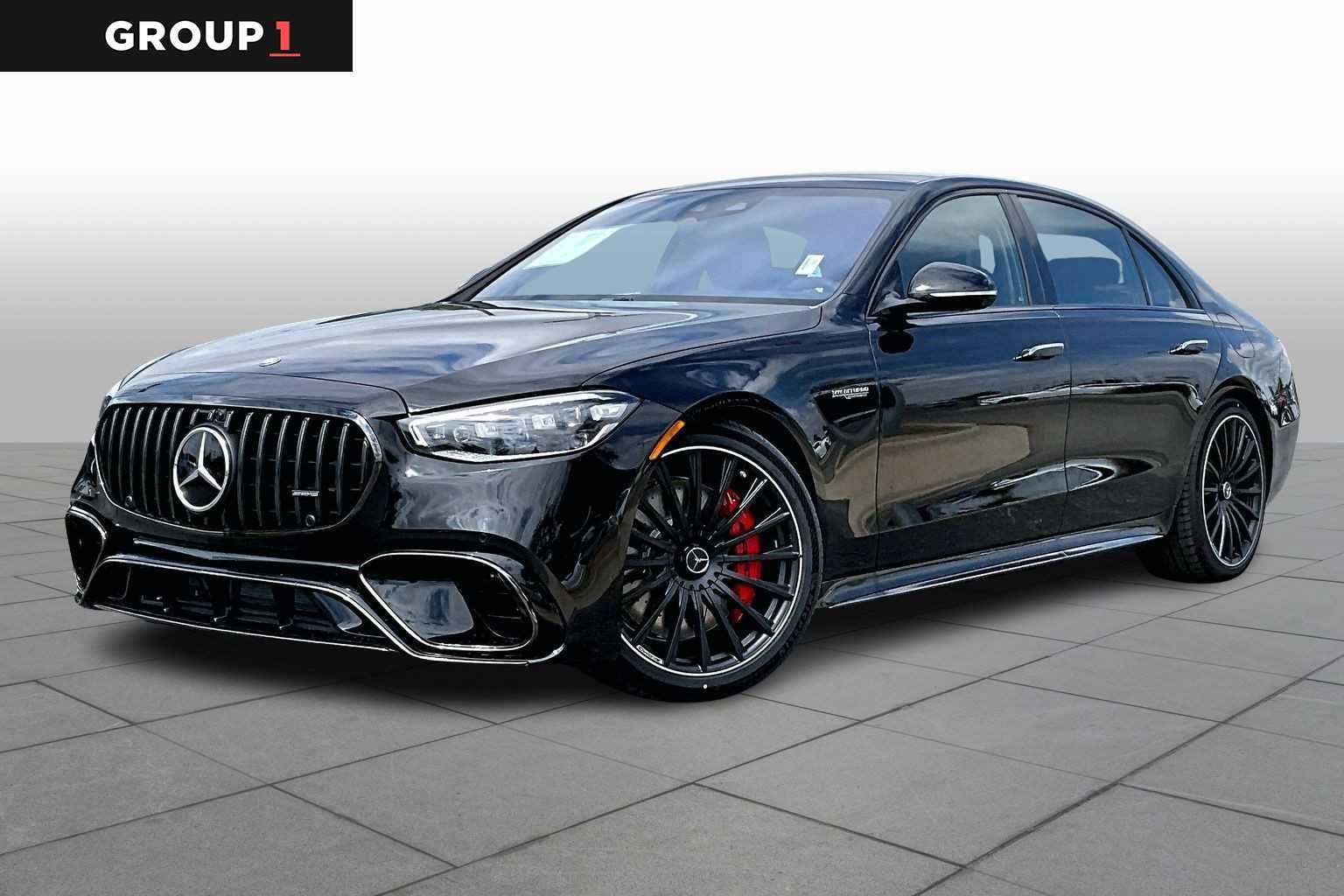 Obsidian Black Metallic 2026 Mercedes-Benz S-Class AMG S 63 E Performance 4MATIC Sedan All-Wheel Drive