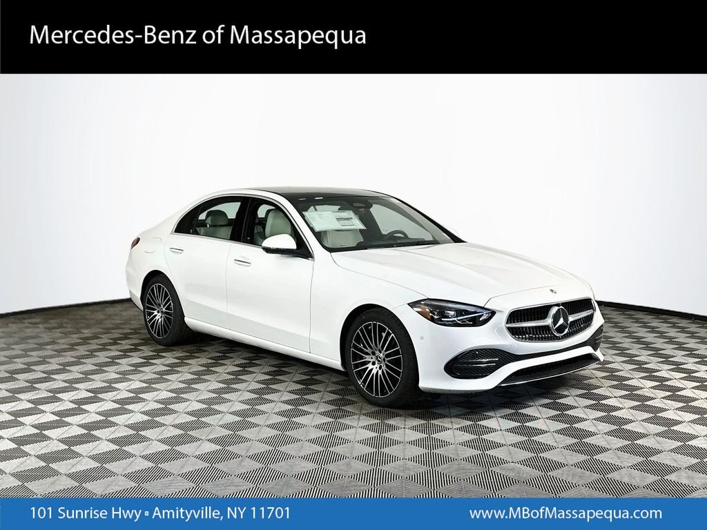 New 2026 Polar White Mercedes-Benz C 300 image 1