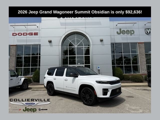 New 2026 Jeep Grand Wagoneer Summit Obsidian With Navigation &amp; 4WD