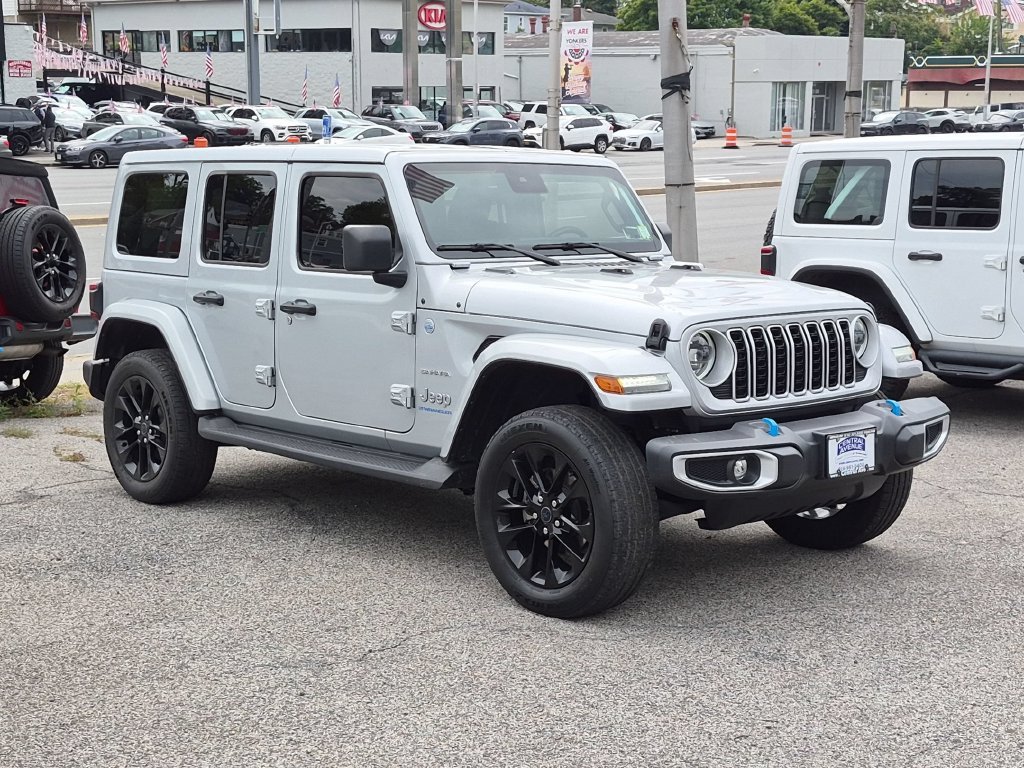 Used 2024 Silver Jeep Sahara 4xe image 3