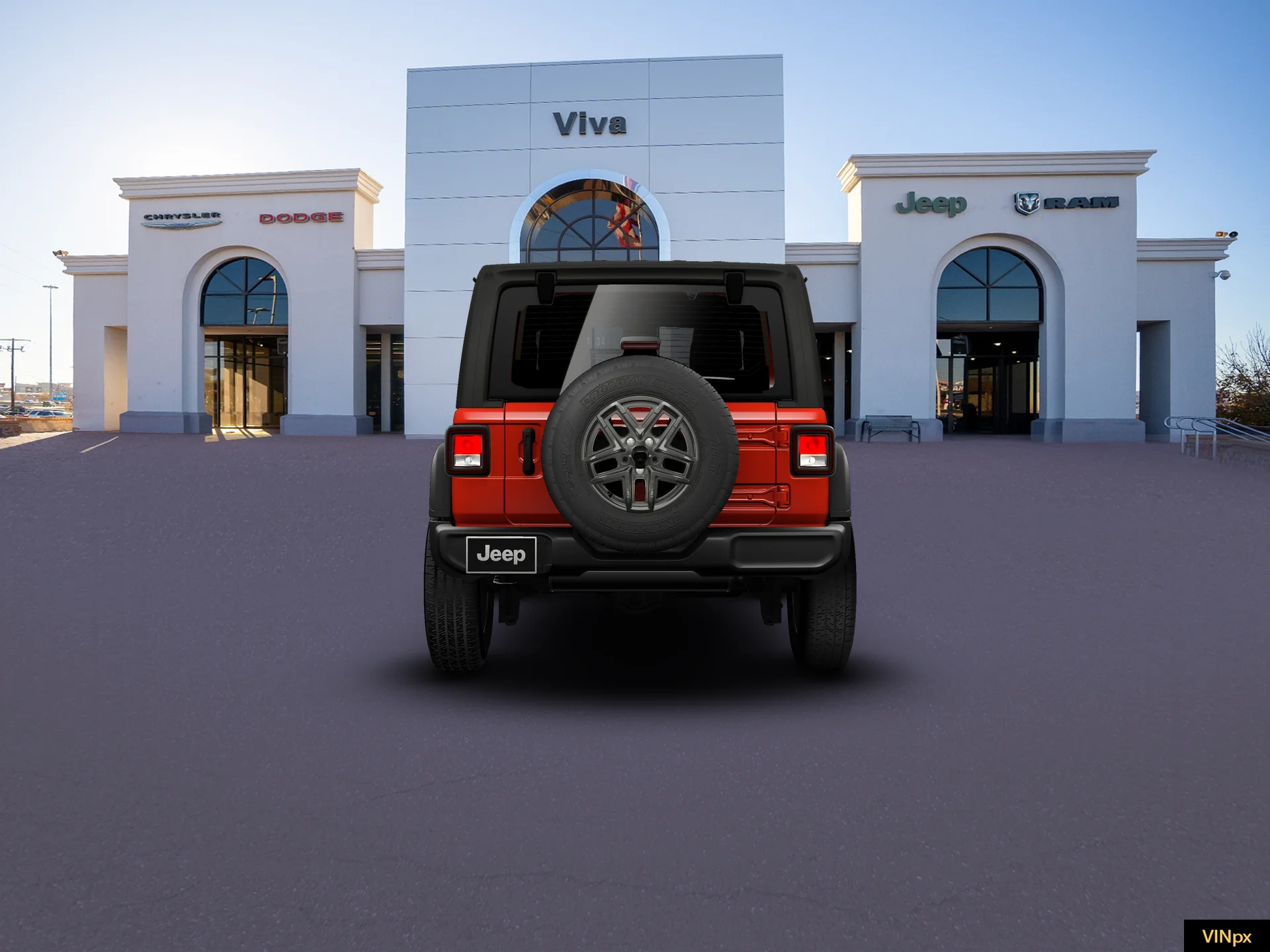 New 2026 Firecracker Red Clear-Coat Exterior Paint Jeep Sport image 18