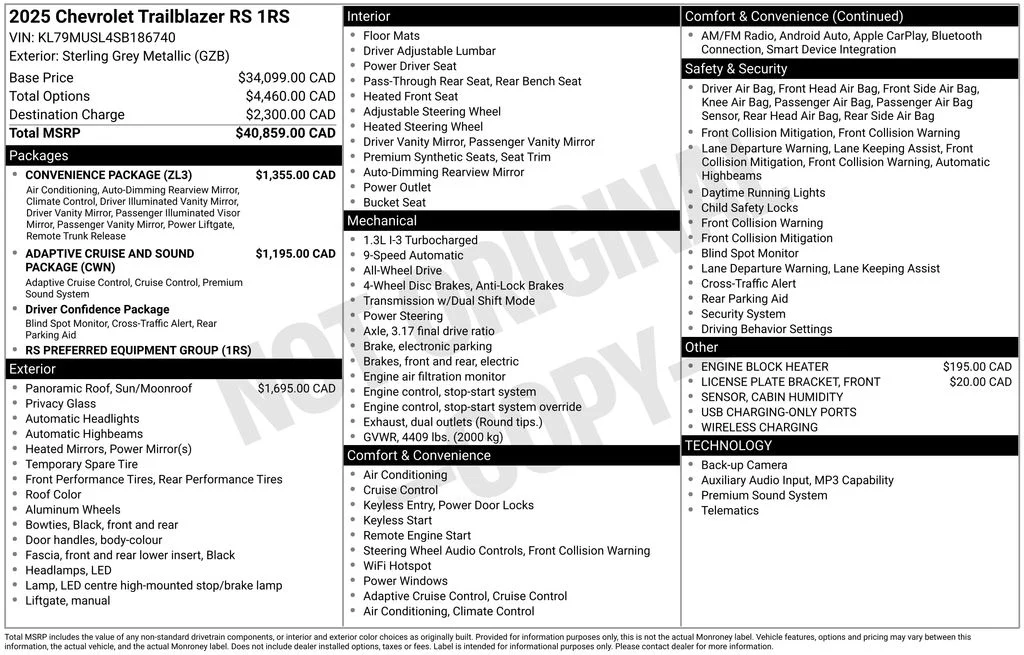 Used 2025 Gray Chevrolet RS image 27