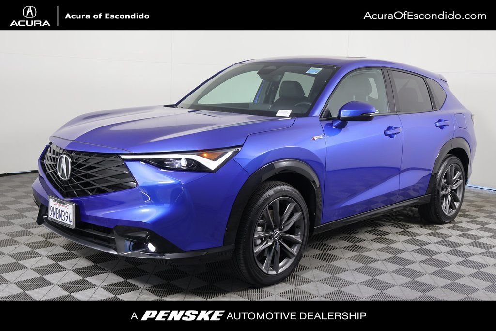 Certified Used 2025 Adriatic Sea Blue Acura FWD A-SPEC image 1
