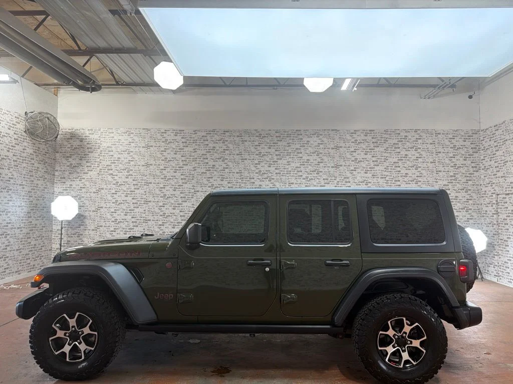 Used 2021 Sarge Green Clearcoat Jeep Unlimited Rubicon image 4