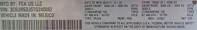 New 2026 Molten Red Pearl-Coat Exterior Paint RAM BIG HORN image 24