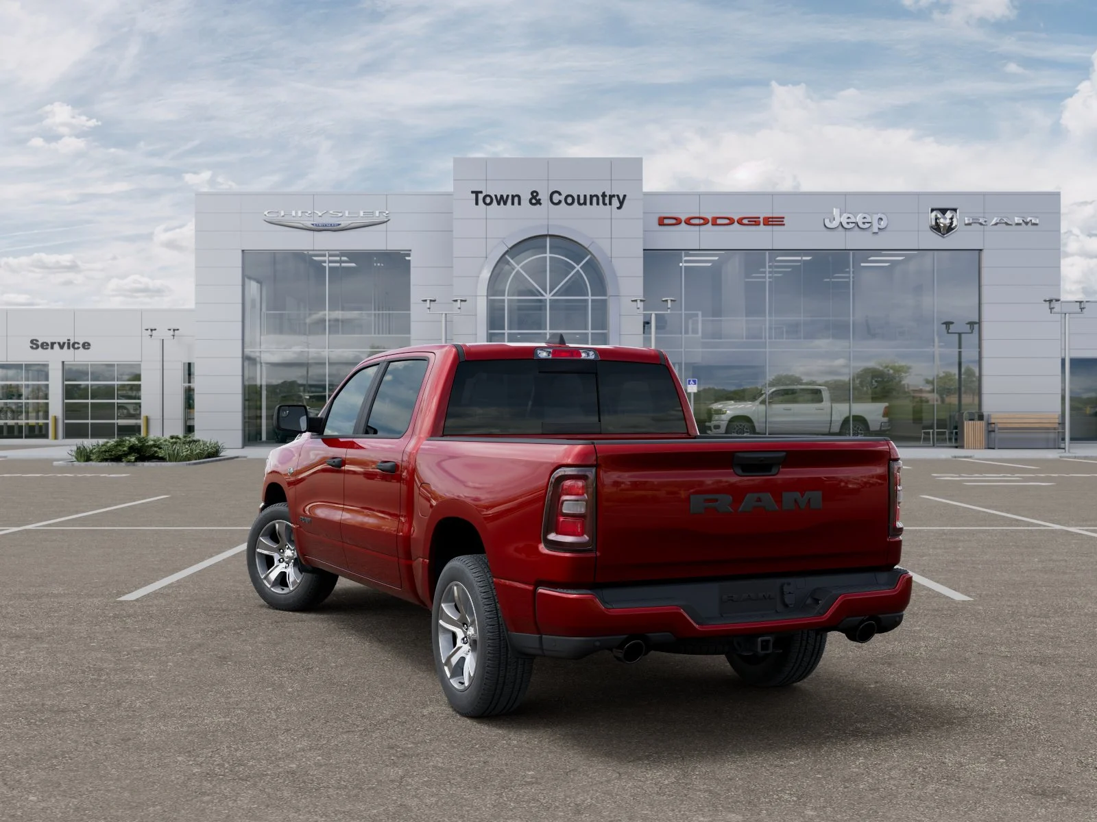 New 2026 Molten Red Pearl-Coat Exterior Paint RAM  image 29