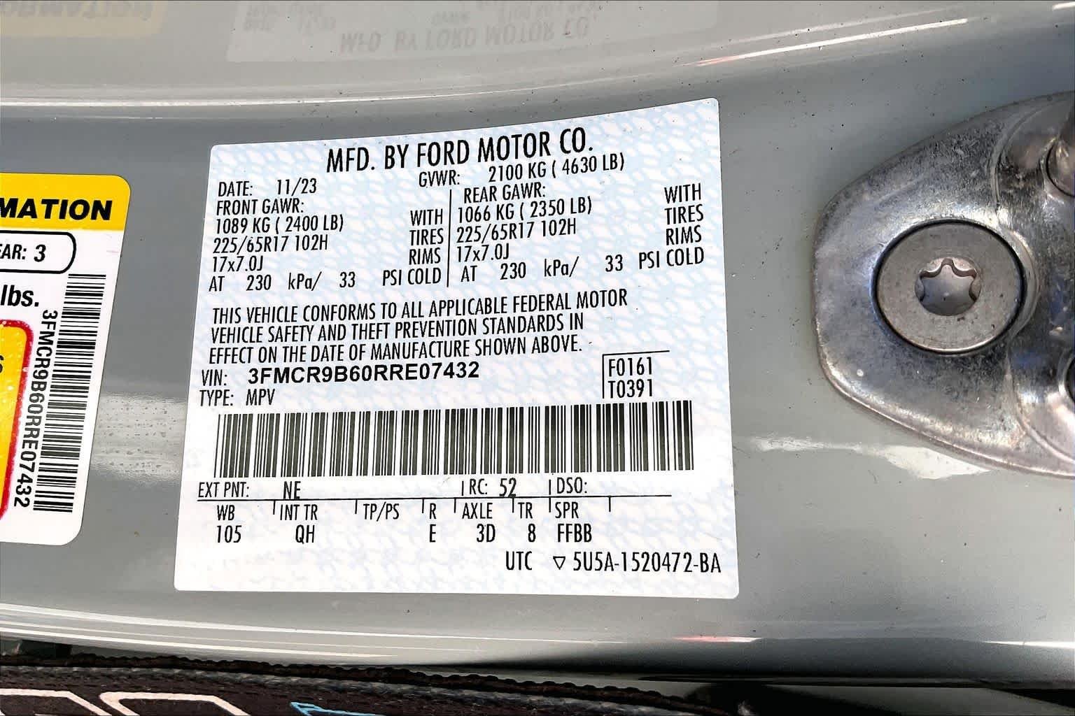 Certified Used 2024 Cactus Green / Gray Ford Big Bend image 33