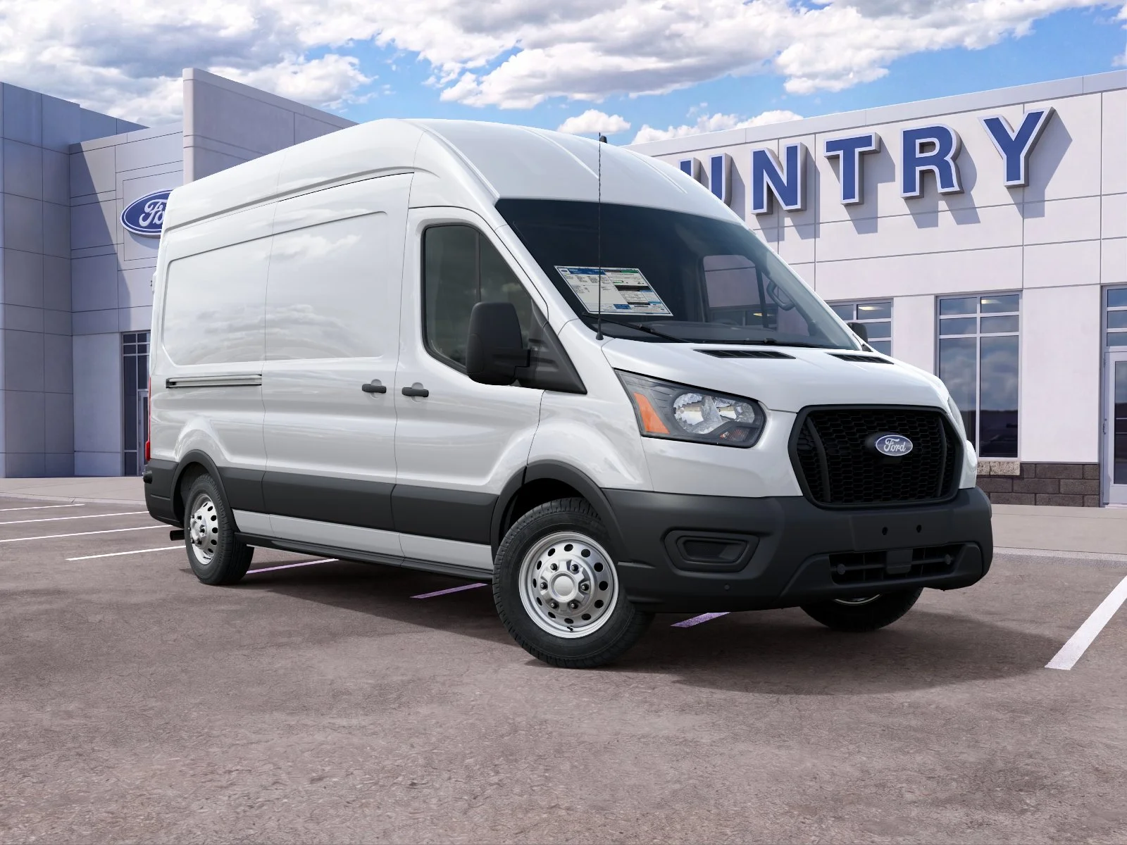 New 2027 Oxford White Ford Cargo Van image 28