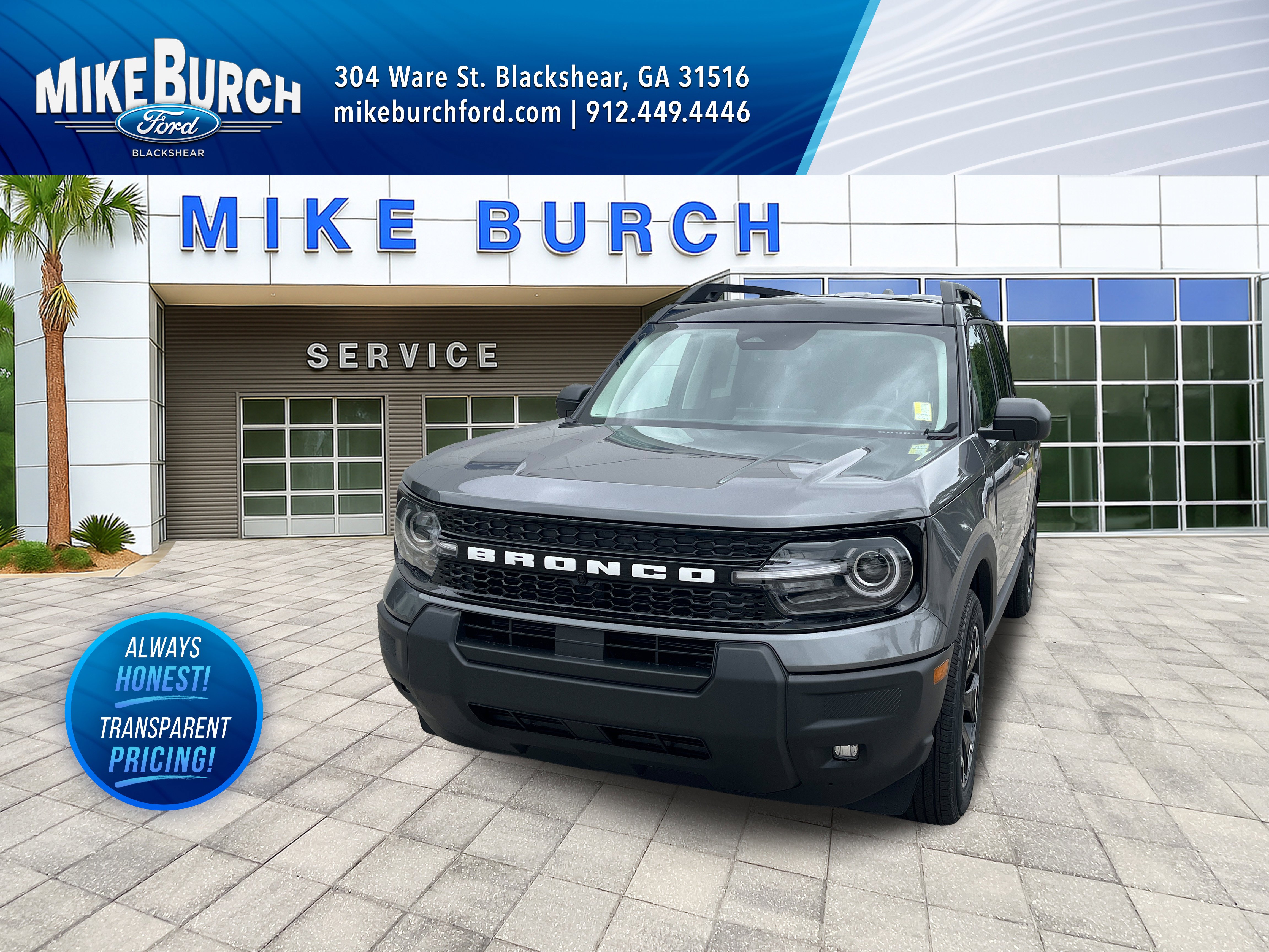 New 2025 Carbonized Gray Metallic Ford Outer Banks® image 1