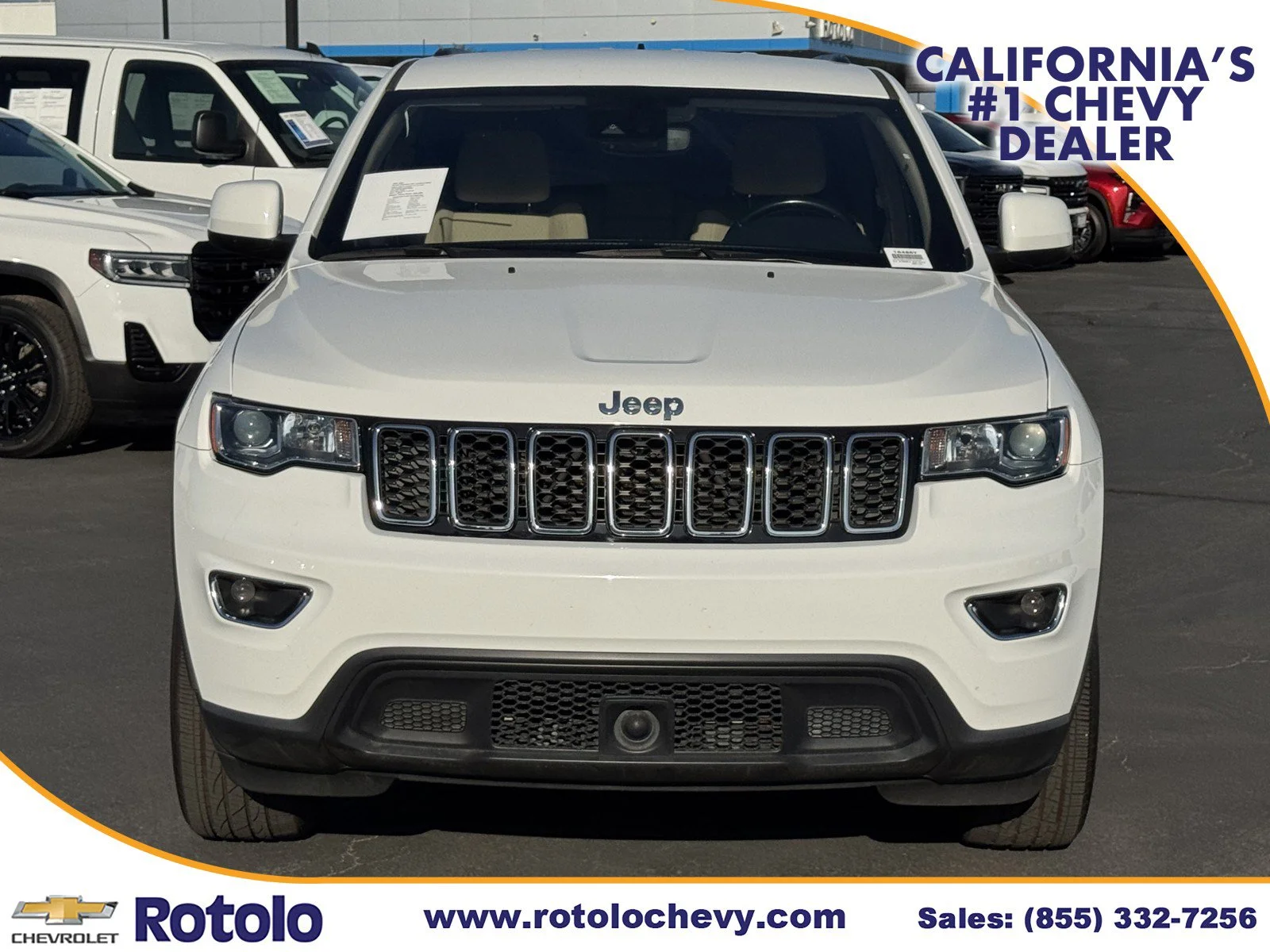 Used 2022 Bright White Clearcoat Jeep Laredo E image 2