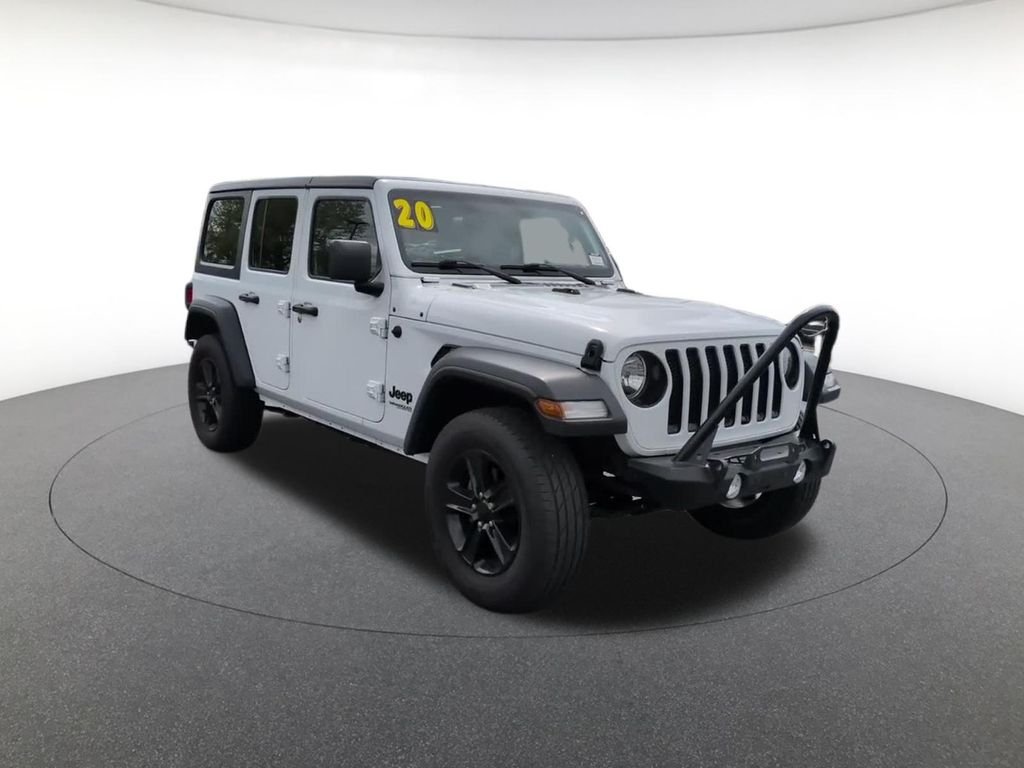 Used 2020 White Jeep Unlimited Sport Altitude image 3
