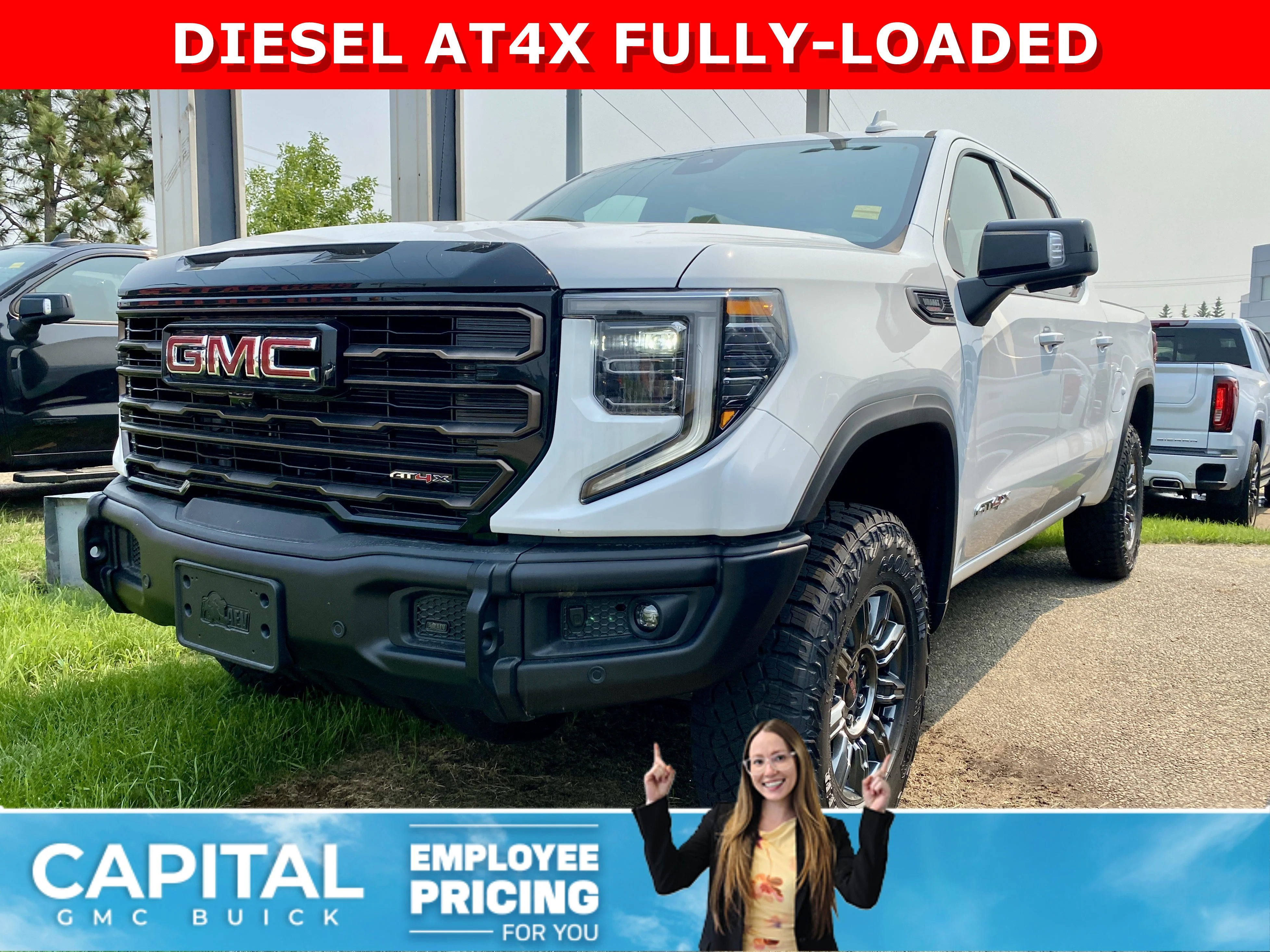 New 2026 Summit White GMC AT4X image 1