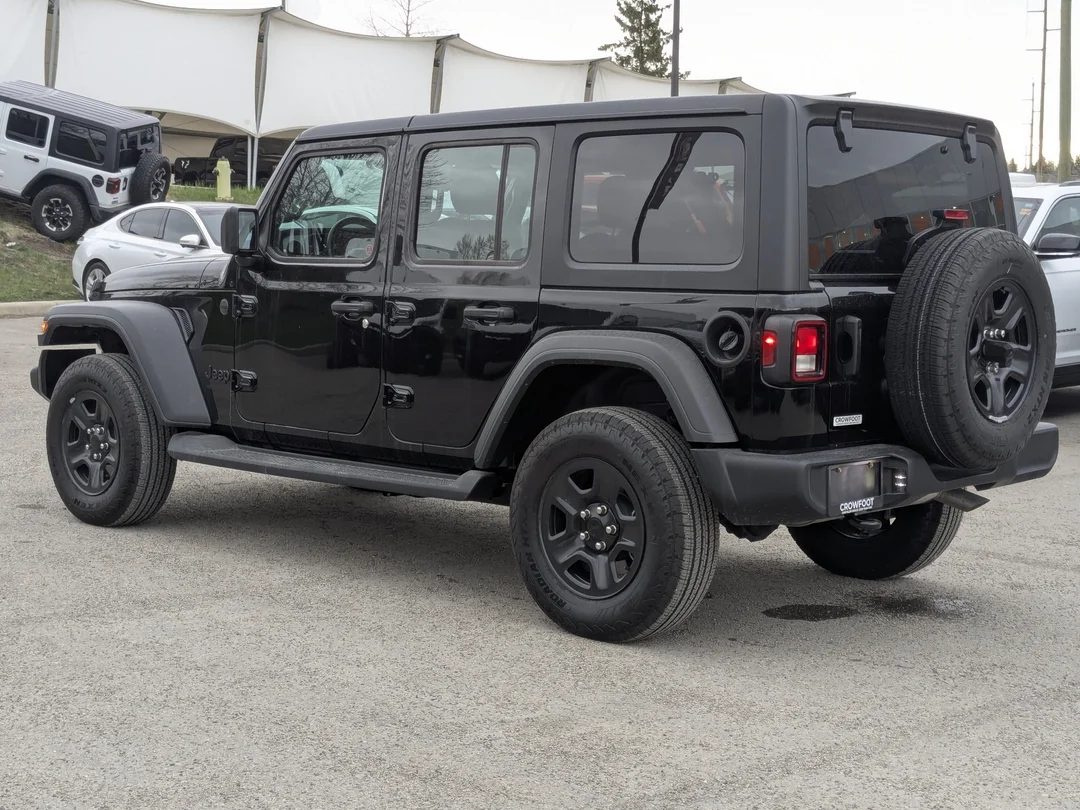 Certified Used 2025 Black Jeep Sport - - 4x4 - Pkg 23B - Black Paint - 3.6L Pentastar V6 - 12.3 Touchscreen & More! image 6