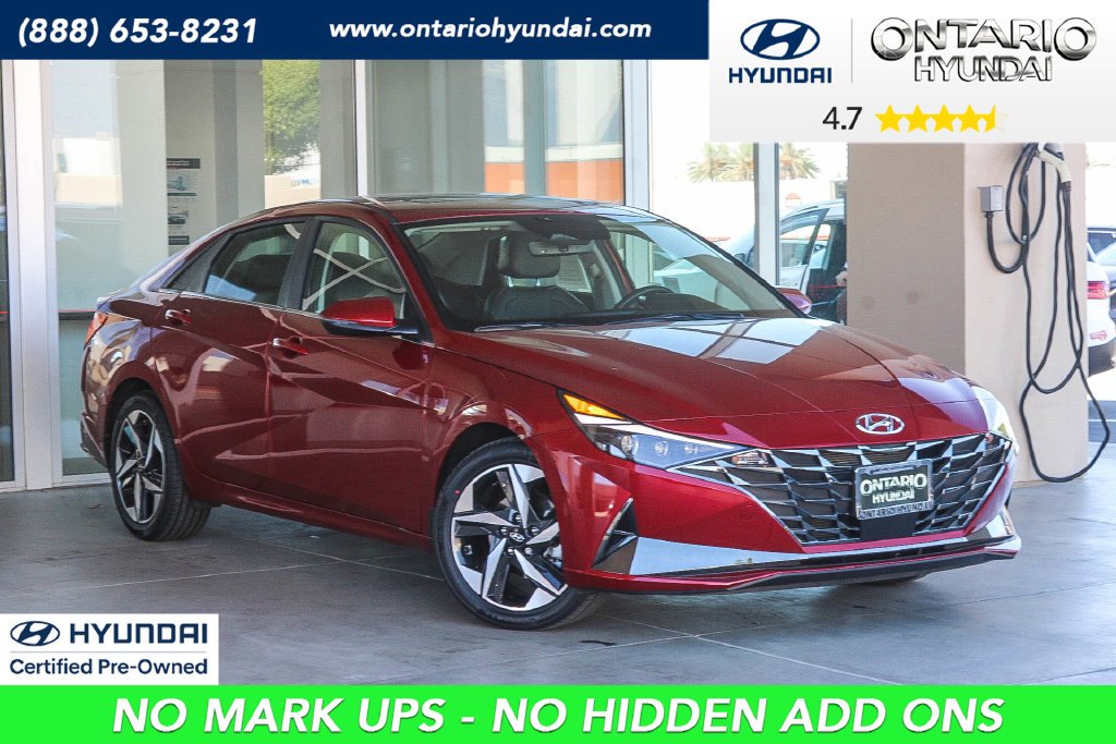 Certified Used 2023 Red Hyundai Limited image 1