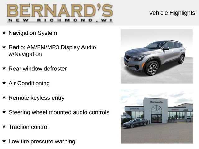 Used 2022 Kia Seltos EX with VIN KNDERCAA0N7309521 for sale in New Richmond, WI