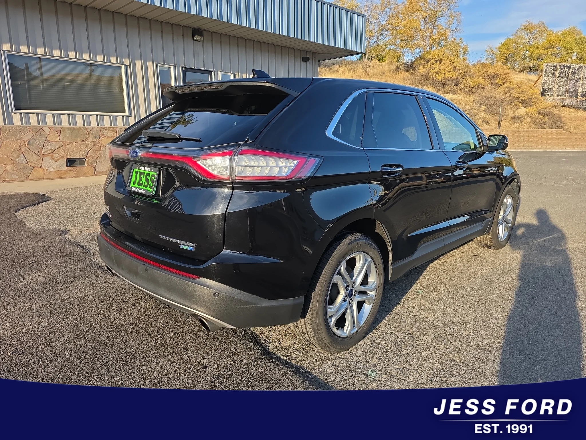 Used 2018 Shadow Black Ford Titanium image 5