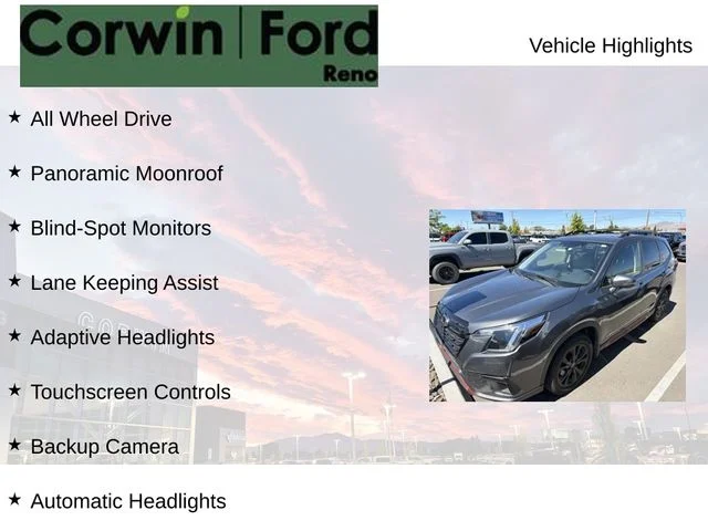 Used 2024 Magnetite Gray Metallic Subaru Sport image 8