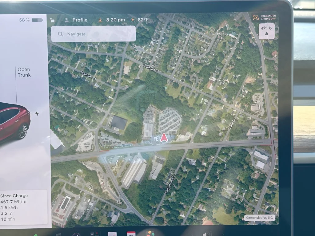Used 2020 Red Tesla Performance image 18