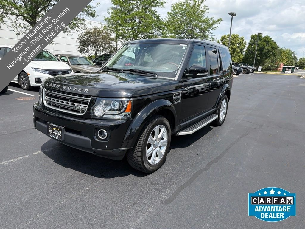 Used 2016 Santorini Black Metallic Land Rover HSE image 1