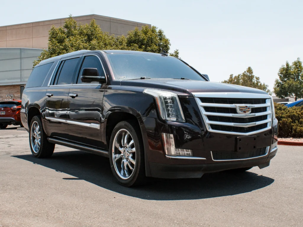 Used 2017 Deep Amethyst Metallic Cadillac Premium Luxury image 3