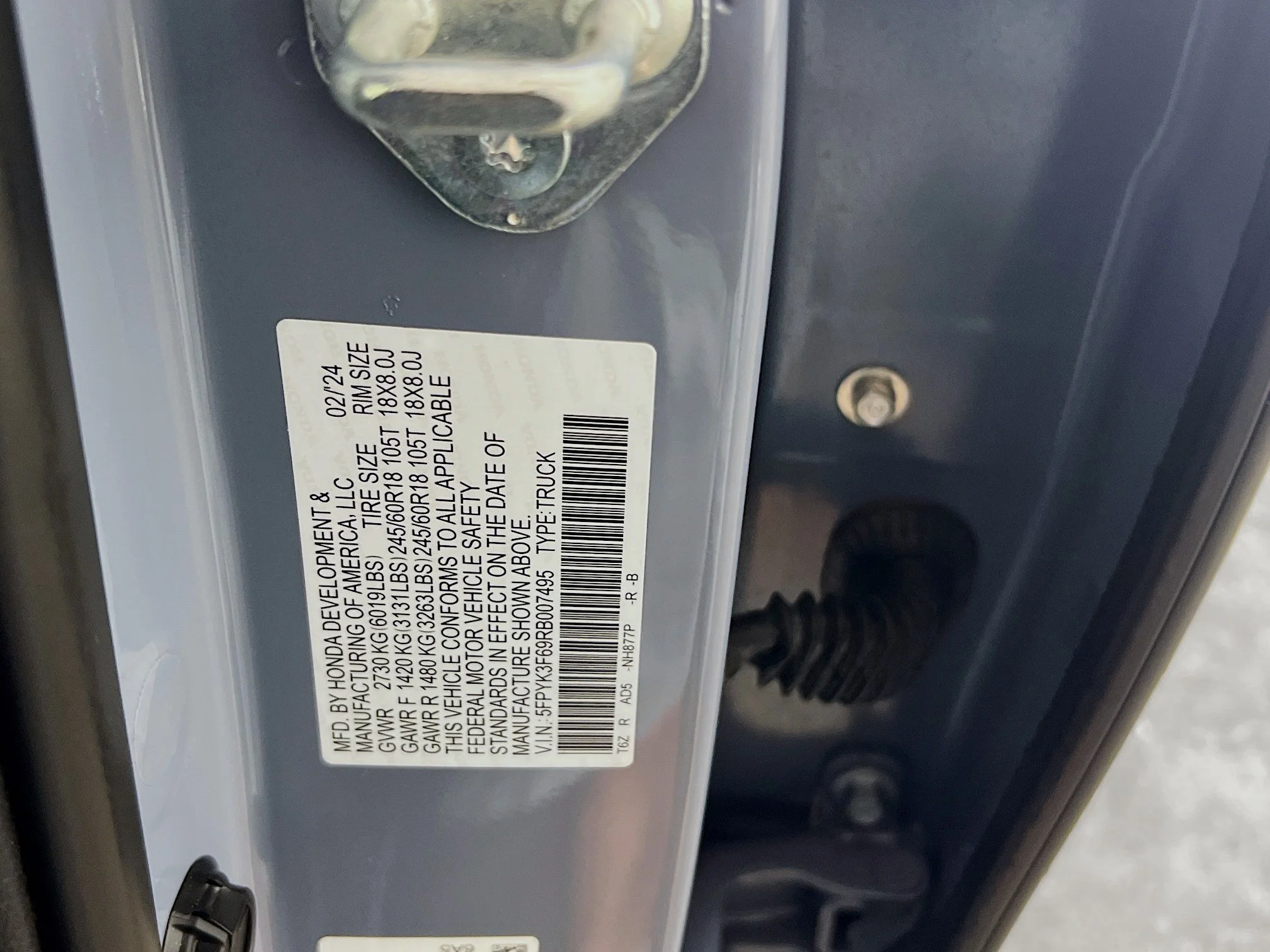 Certified Used 2024 Sonic Gray Pearl Honda AWD TRAILSPORT image 41