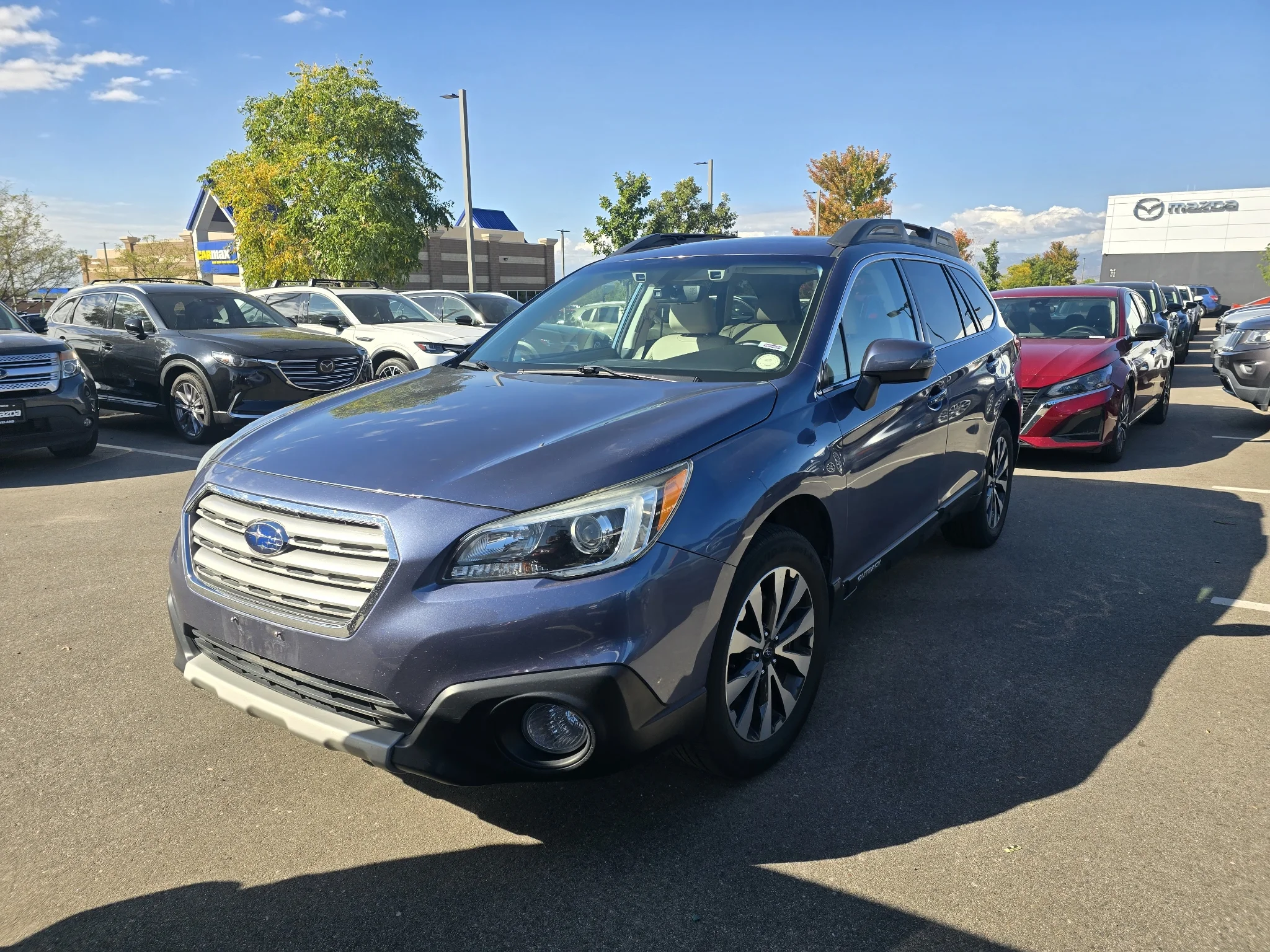 Used 2017 Twilight Blue Metallic Subaru Limited image 1