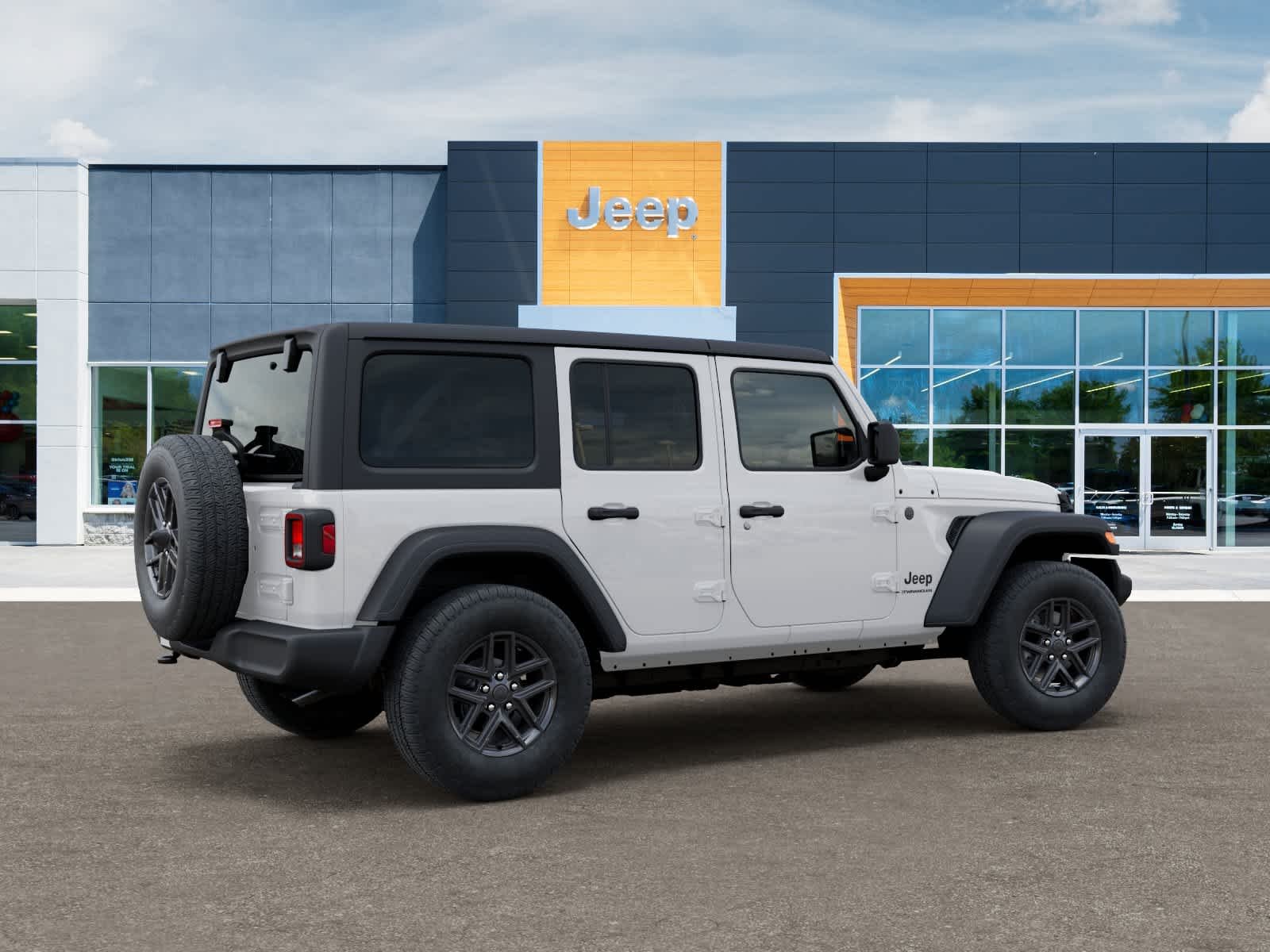 New 2026 Bright White Clearcoat Jeep Sport image 4