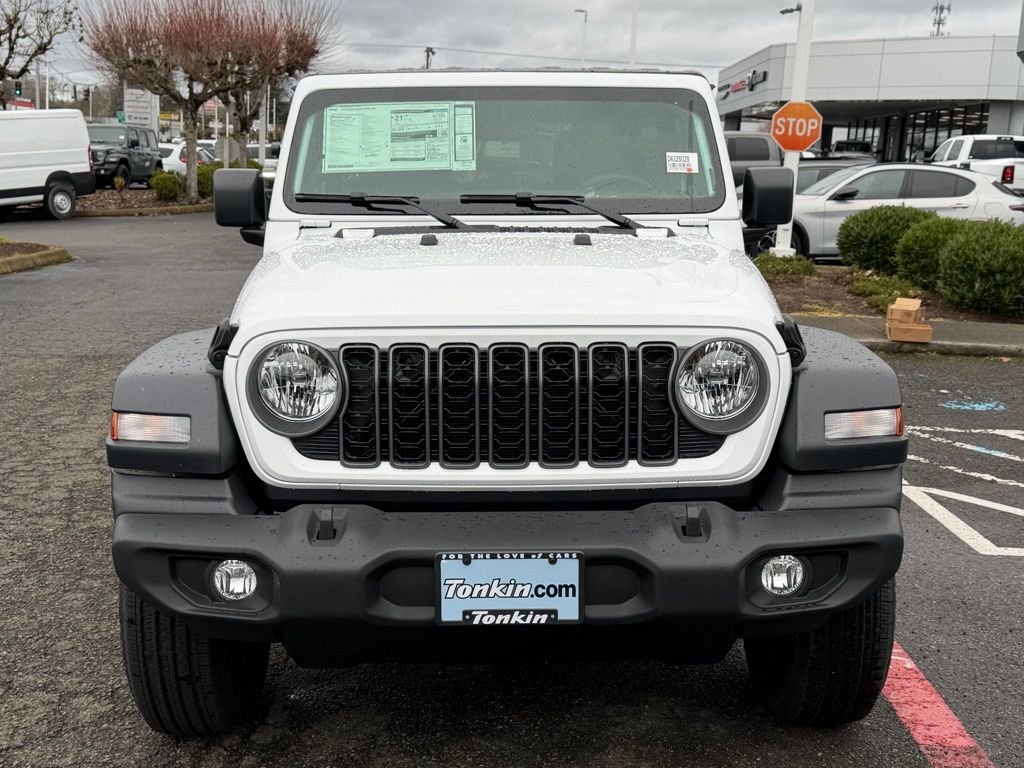 New 2026 Bright White Clear-Coat Exterior Paint Jeep Sport image 3