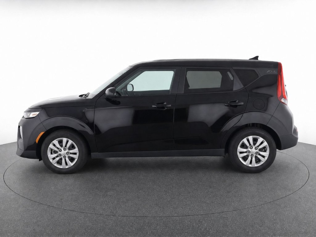 Used 2021 CHERRY BLACK Kia LX image 6