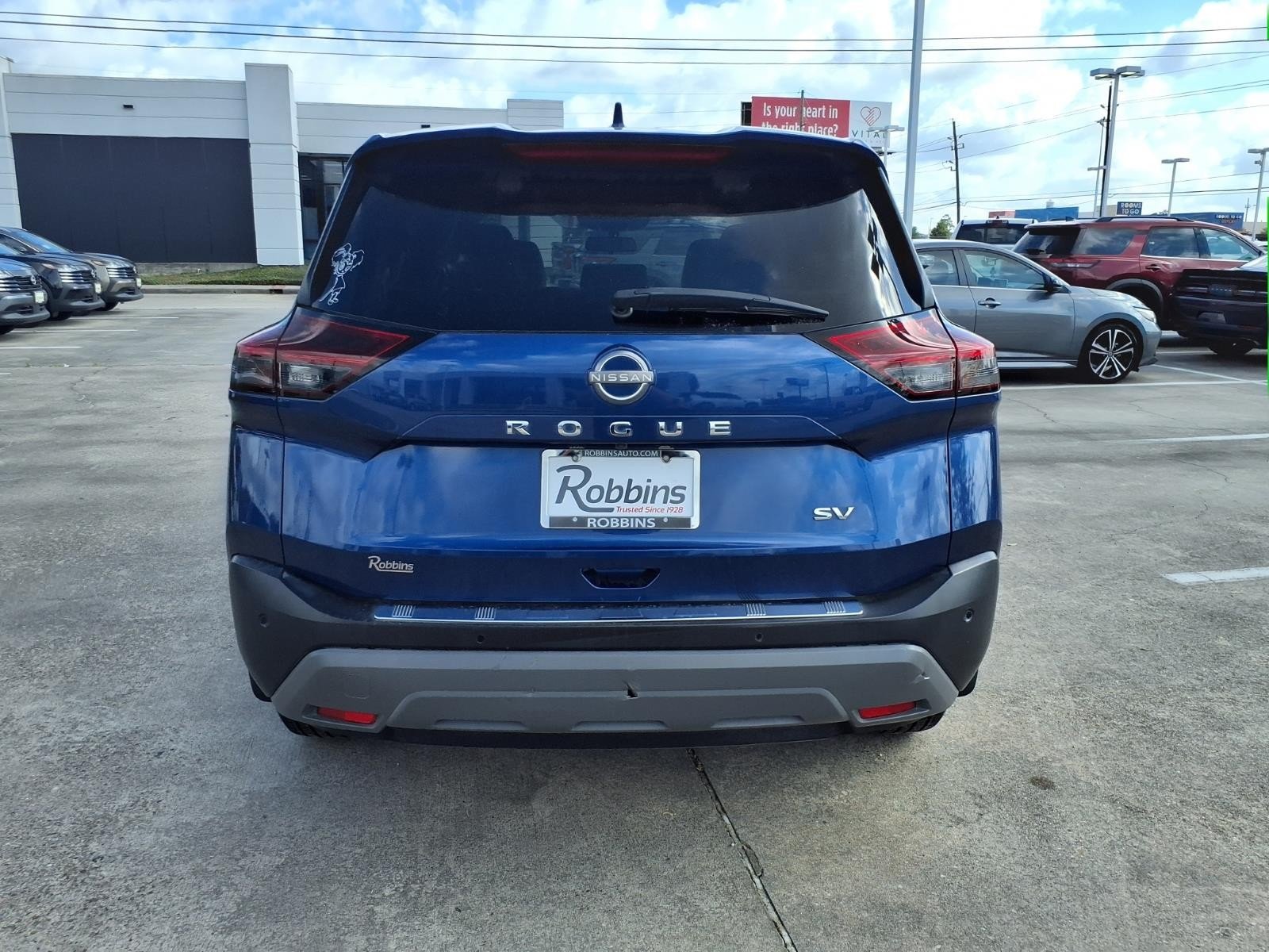 2022 Nissan Rogue SV Blue at Robbins Nissan