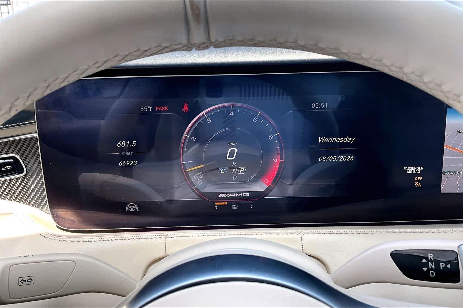 Used 2018 Diamond Silver Metallic Mercedes-Benz AMG® S 63 image 26