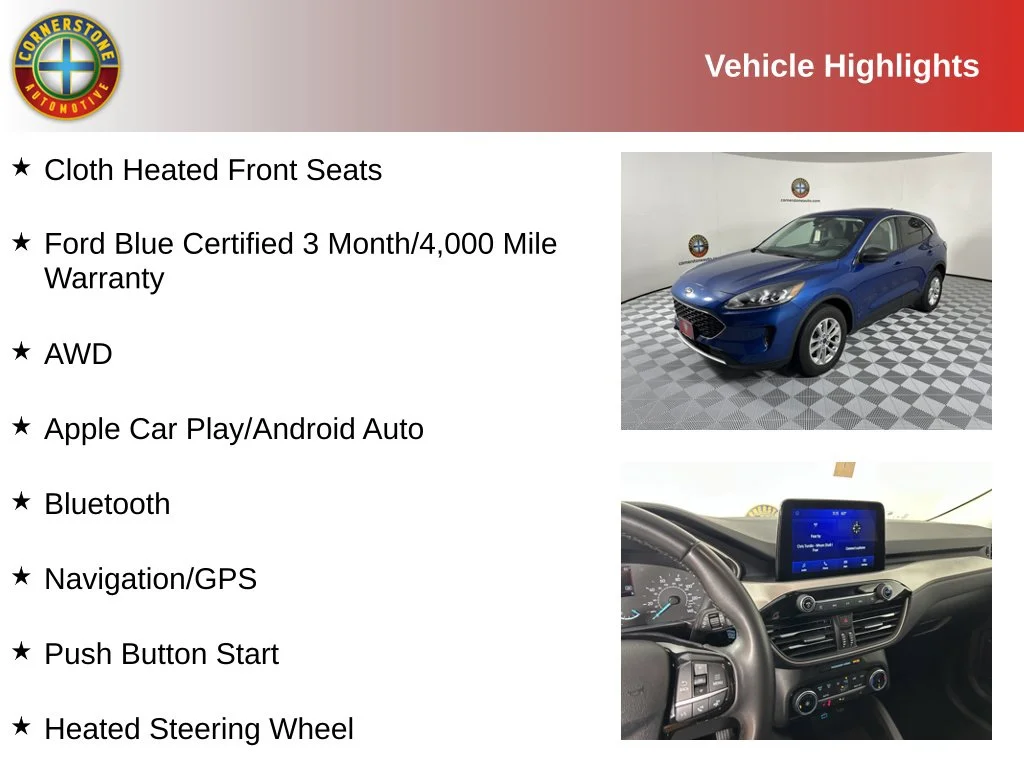Used 2022 Ford Escape SE with VIN 1FMCU9G65NUA28095 for sale in Elk River, Minnesota
