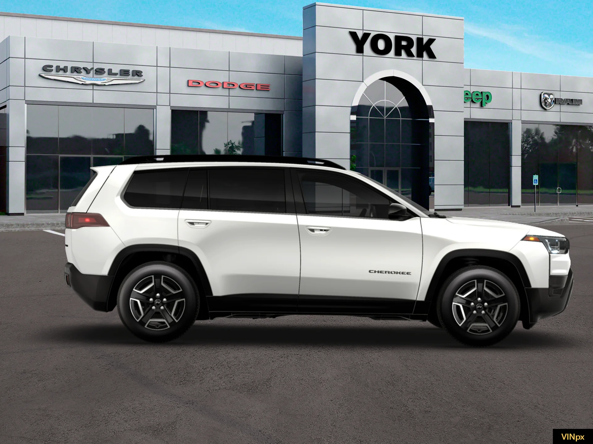 New 2026 Bright White Clear-Coat Exterior Paint Jeep Limited image 9
