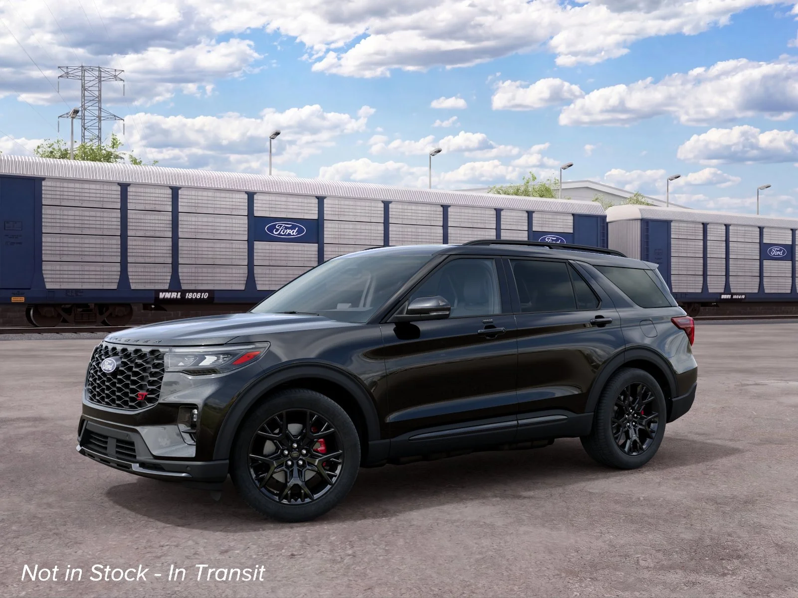 New 2027 Agate Black Metallic Ford ST image 1