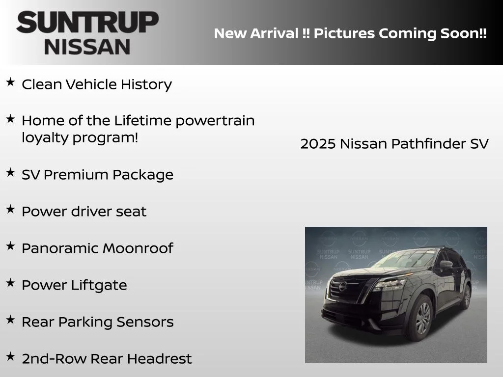 Certified Used 2025 Black Nissan SV image 6
