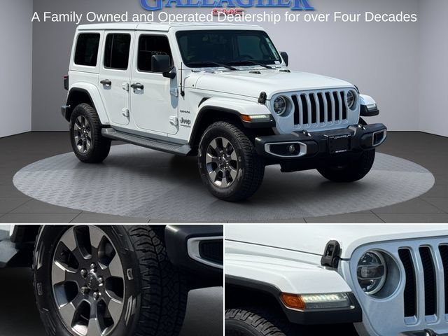 Used 2018 White Jeep Sahara 4x4 image 2