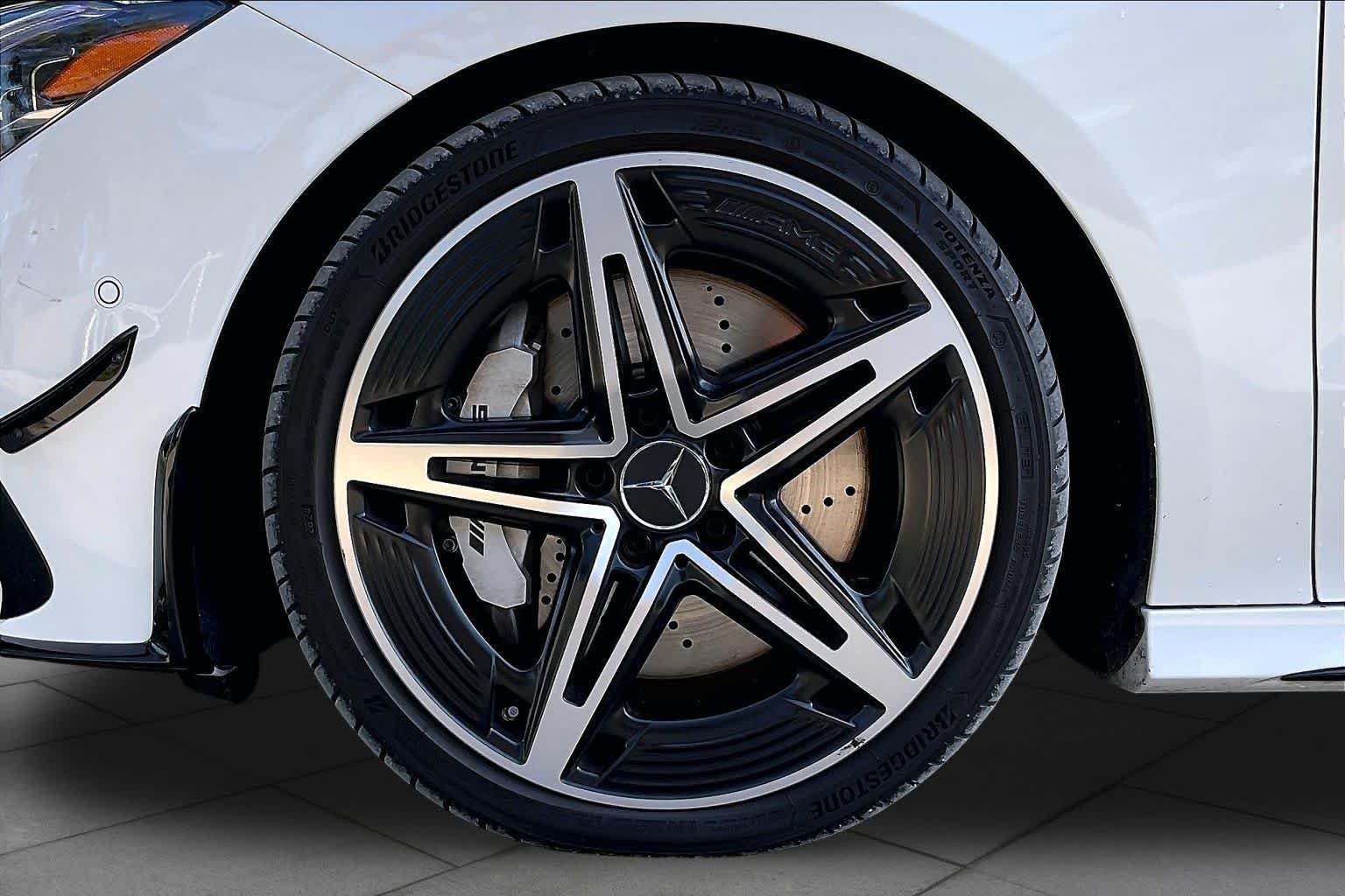 Certified Used 2025 Polar White Mercedes-Benz AMG® CLA 35 4MATIC® Coupe image 11