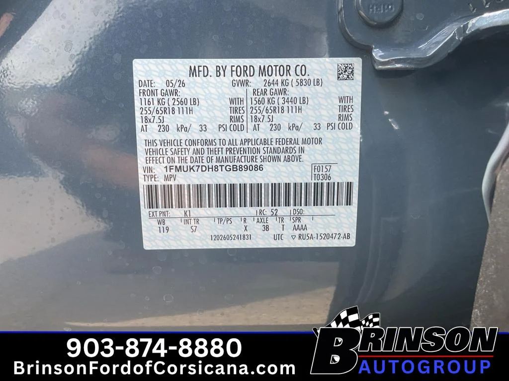 New 2026 Vapor Blue Metallic Ford Active image 18