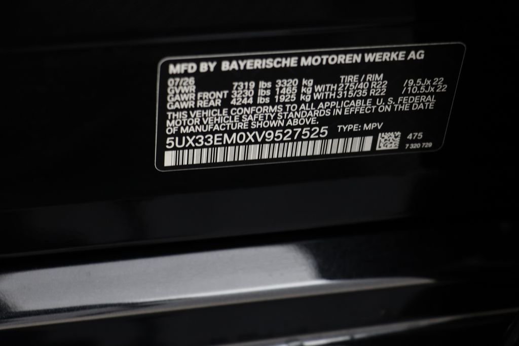 New 2027 Black Sapphire Metallic BMW M60i image 25