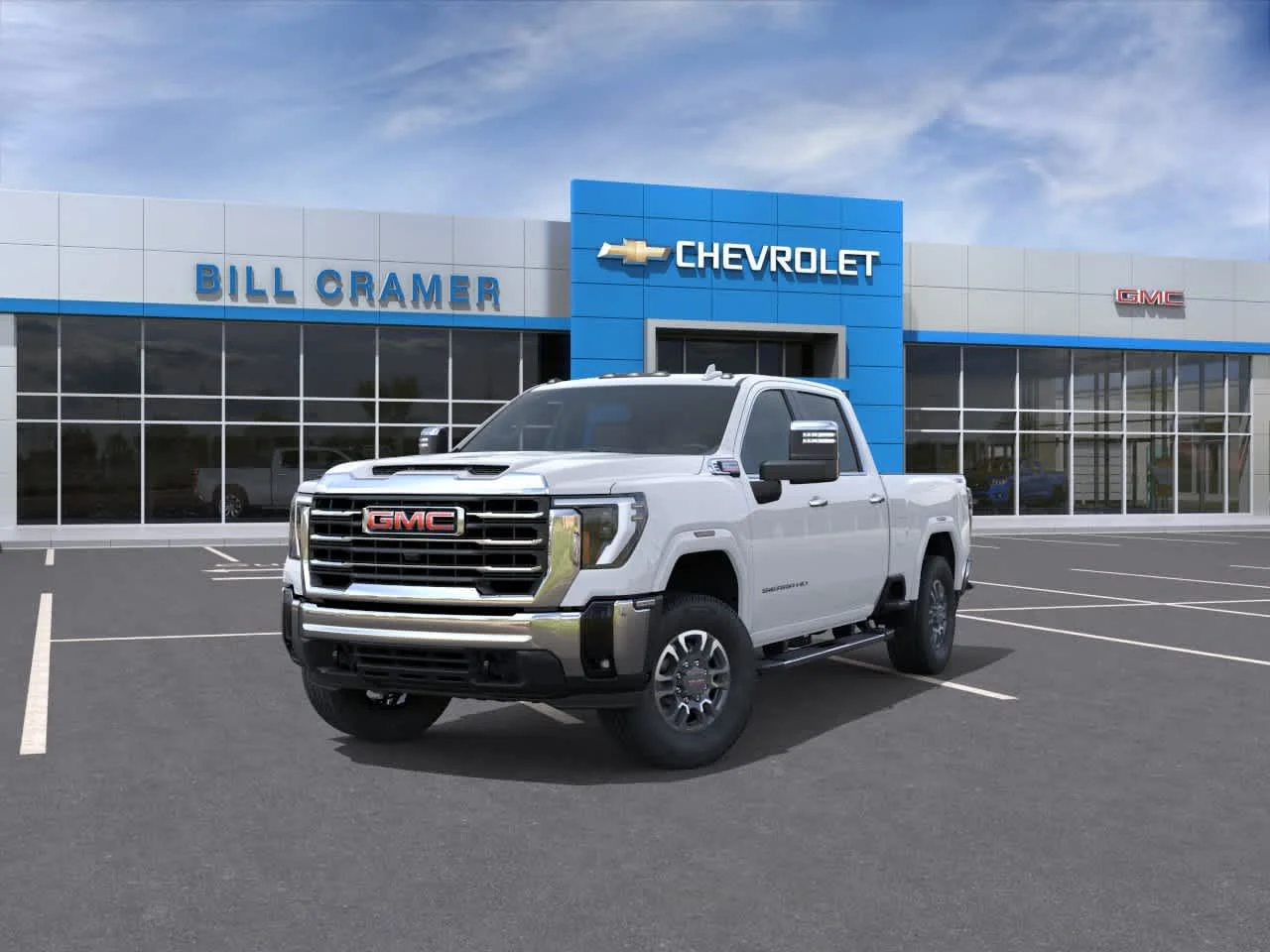 New 2026 Glacier White Tricoat GMC SLT image 33